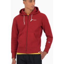 CHAMPION ZIP-UP SCRIPT LOGO REVERSE WEAVE HOODIE > 213604-RS517. Bluzy męskie Champion, xl, z aplikacjami, z bawełny, klasyczne, z kapturem, bez rękawów, długie, bez kaptura. Za 439,99 zł.