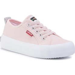 Tenisówki LEVI'S - VBET0001T Pink 0044. Różowe trampki dziewczęce bez wzorów, z gumy, bez zapięcia. Za 179,00 zł.