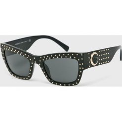 Versace - Okulary 0VE4358. Czarne okulary przeciwsłoneczne damskie marki VERSACE, prostokątne. Za 1449,00 zł.