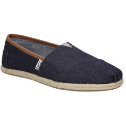 TOMSY TOMS CLASSIC 10008005. Czarne espadryle damskie Toms, bez wzorów, bez obcasa. Za 169,99 zł.