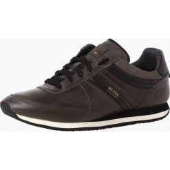 BOSS Casual - Tenisówki męskie – Adrenal_Runn_pp1, brązowy. Pomarańczowe trampki męskie marki BOSS Casual, bez wzorów, ze skóry, sportowe, bez zapięcia. Za 959,95 zł.