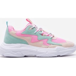 Kolorowe sneakersy na grubej podeszwie - Wielobarwny. Sneakersy damskie House. W wyprzedaży za 69,99 zł.