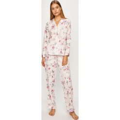 Lauren Ralph Lauren - Piżama. Różowe piżamy damskie Lauren Ralph Lauren, s, bez wzorów, z bawełny, bez rękawów. Za 469,90 zł.
