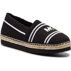 Espadryle MICHAEL MICHAEL KORS - Raya Espadrille 40R9RAFP1D Black. Czarne espadryle damskie MICHAEL Michael Kors, bez wzorów, ze skóry ekologicznej, bez obcasa, na płaskiej podeszwie. W wyprzedaży za 389,00 zł.