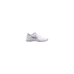 BUTY tenisowe TS110 męskie na każdą nawierzchnię. Białe buty sportowe męskie ARTENGO, z poliesteru, bez zapięcia, tenisowe. Za 79,99 zł.