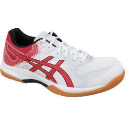 Asics Gel-Rocket 9 1071A030-101 buty do siatkówki męskie białe 44,5. Białe buty sportowe męskie Asics, z tkaniny, bez zapięcia, do siatkówki. W wyprzedaży za 229,99 zł.
