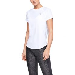 Under Armour Speed Stride Koszulka Biały. Białe koszulki damskie Under Armour, l, bez wzorów, z poliesteru, bez kołnierzyka. Za 137,95 zł.