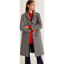 Mango - Płaszcz Lock. Szare płaszcze damskie Mango, l, z bawełny, klasyczne. Za 349,90 zł.