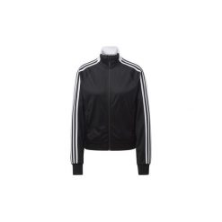 Bluzy dresowe adidas W ID 3S Snap TT. Czarne bluzy damskie Adidas, z dresówki, bez kaptura. Za 249,00 zł.