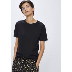 Medicine - Top Basic. Szare topy damskie MEDICINE, l, z bawełny, z okrągłym kołnierzem. Za 29,90 zł.