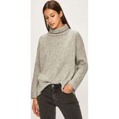 Answear - Sweter. Szare swetry damskie ANSWEAR, uniwersalny, bez wzorów, z wiskozy, bez rękawów, bez kaptura. W wyprzedaży za 119,90 zł.