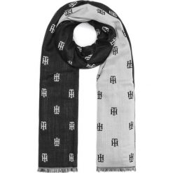 Tommy Hilfiger Szalik Czarny Biały. Czarne szaliki damskie TOMMY HILFIGER, bez wzorów, z wiskozy. Za 274,95 zł.