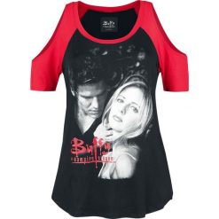 Buffy: Postrach Wampirów Buffy & Angel Koszulka damska czarny/czerwony. Czarne bluzki nietoperze marki Buffy: Postrach Wampirów, xs, z nadrukiem. Za 74,90 zł.