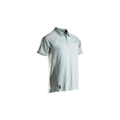Koszulka Polo Do Tenisa 500 Dry Męska. Brązowe koszulki męskie ARTENGO, m, bez wzorów, z elastanu, sportowe, polo, bez rękawów. Za 49,99 zł.