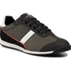 Sneakersy BOSS - Glaze 50414721 10220062 01 Dark Green 308. Zielone sneakersy męskie Boss, na co dzień, bez wzorów, z zamszu, bez zapięcia. W wyprzedaży za 429,00 zł.