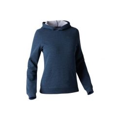 Bluza z kapturem Gym & Pilates 520 damska. Niebieskie bluzy sportowe damskie DOMYOS, xs, z elastanu, z kapturem. W wyprzedaży za 34,99 zł.
