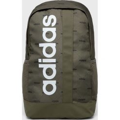 Adidas - Plecak. Zielone plecaki męskie Adidas, bez wzorów, z poliesteru. Za 99,90 zł.