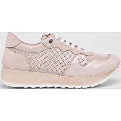 Badura - Buty. Różowe buty sportowe damskie Badura, bez wzorów, ze skóry, sportowe. W wyprzedaży za 219,90 zł.
