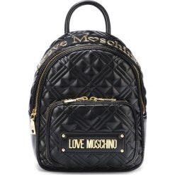 Love Moschino Plecak Czarny. Czarne plecaki damskie Love Moschino, w paski, z materiału. Za 809,95 zł.