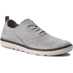 Półbuty MERRELL - Around Town Lace Air J03692 Sleet. Szare półbuty damskie marki Merrell, na co dzień, bez wzorów, ze skóry, bez obcasa, na płaskiej podeszwie, bez zapięcia. W wyprzedaży za 219,00 zł.