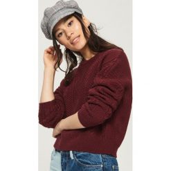 Sweter z warkoczowym splotem - Fioletowy. Fioletowe bez kategorii Sinsay, s, ze splotem. Za 59,99 zł.