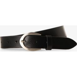 Vanzetti - Damski pasek skórzany, czarny. Czarne paski damskie Vanzetti, w paski, ze skóry, eleganckie. Za 129,95 zł.