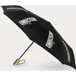 Moschino - Parasol. Czarne parasole MOSCHINO, bez wzorów. Za 279,90 zł.