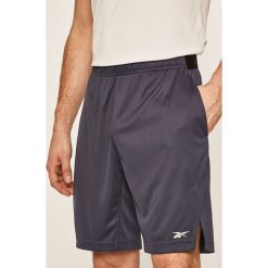 Reebok - Szorty. Niebieskie spodenki sportowe męskie Reebok, s, z poliesteru, sportowe. Za 89,90 zł.