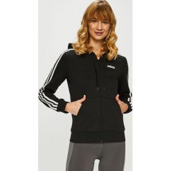 Adidas Performance - Bluza. Czarne bluzy damskie z kieszeniami marki adidas Performance, s, z bawełny, z kapturem. Za 229,90 zł.
