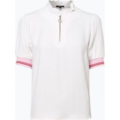 More & More - T-shirt damski, beżowy. Brązowe t-shirty damskie marki More & More, w paski, z szyfonu, sportowe, z falbankami. Za 259,95 zł.
