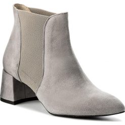 Botki GINO ROSSI - Hiromi DSH773-Z63-0020-8300-0 09. Szare buty zimowe damskie marki Gino Rossi, z materiału, na obcasie. W wyprzedaży za 289,00 zł.