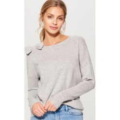 Miękki sweter z domieszką wełny - Jasny szar. Szare bez kategorii Mohito, xs, z wełny. Za 89,99 zł.