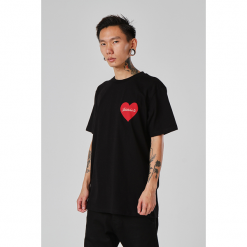 SIMPLE THREAD HEART TSHIRT BLACK. Białe t-shirty męskie marki Carhartt, s. Za 99,99 zł.