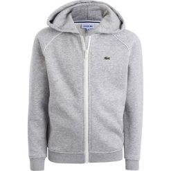Lacoste Bluza rozpinana silver chine/white. Szare bluzy chłopięce marki Lacoste, z bawełny. Za 319,00 zł.