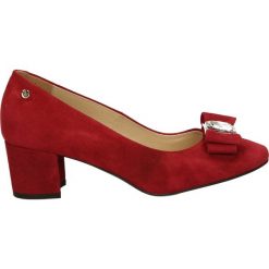 Czółenka - 545-938-S ROS. Czerwone czółenka zamszowe Venezia. Za 199,00 zł.