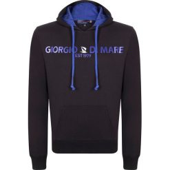 Giorgio Di Mare bluza męska XXL czarna. Czarne bluzy męskie Giorgio di Mare, xxl, bez wzorów, z kapturem, bez rękawów, z kapturem. Za 199,00 zł.