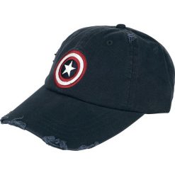 Captain America Logo - Vintage Czapka baseballowa granatowy. Niebieskie czapki z daszkiem damskie marki Captain America. Za 79,90 zł.