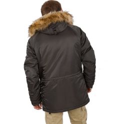 Kurtka zimowa parka Alpha Industries N3B VF 59 103141-413 - zielony. Zielone kurtki męskie na zimę, m. Za 775,99 zł.
