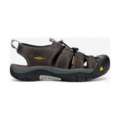 Keen Newport Sandały Szary. Szare sandały męskie Keen, ze skóry, z paskami. Za 498,95 zł.