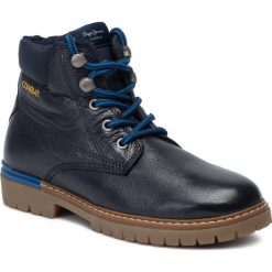 Trapery PEPE JEANS - Combat Nylon PBS50077 Navy 595. Niebieskie śniegowce chłopięce Pepe Jeans, bez zapięcia. W wyprzedaży za 239,00 zł.