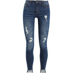 JDY FLORENCE DESTROY Jeansy Slim Fit medium blue denim. Niebieskie jeansy damskie relaxed fit marki JDY. W wyprzedaży za 127,20 zł.