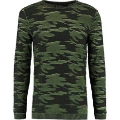 Swetry klasyczne męskie: Key Largo FINAL Sweter green