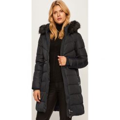 Tommy Hilfiger - Kurtka. Czarne kurtki damskie TOMMY HILFIGER, s, bez wzorów, z elastanu, długie, z kapturem. W wyprzedaży za 679,90 zł.