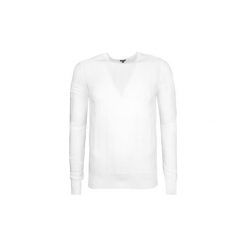 Swetry Patrizia Pepe 5M1127/A2MH-W103. Białe swetry męskie Patrizia Pepe, m, bez wzorów, bez kołnierzyka, bez kaptura. Za 259,00 zł.