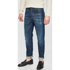 Selected - Jeansy. Niebieskie jeansy męskie Selected, z aplikacjami. W wyprzedaży za 129,90 zł.