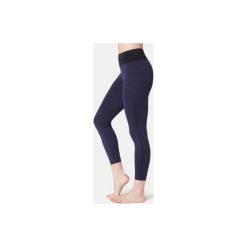 Legginsy Gym & Pilates 7/8 510 damskie. Niebieskie legginsy damskie NYAMBA, l, w paski, z elastanu. Za 59,99 zł.