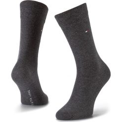 Zestaw 2 par wysokich skarpet męskich TOMMY HILFIGER - 371111 r.43/46 Anthracite Melange 030. Szare skarpetki męskie TOMMY HILFIGER, bez wzorów, z elastanu. W wyprzedaży za 49,90 zł.