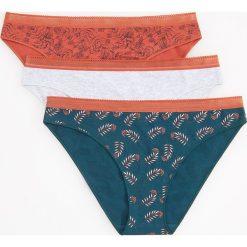 Majtki 3 pack - Brązowy. Pomarańczowe majtki damskie Reserved, s. Za 39,99 zł.
