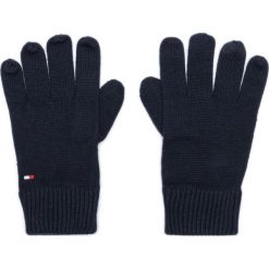 Tommy Hilfiger Rękawiczki Niebieski. Niebieskie rękawiczki męskie z bawełny. Za 187,95 zł.