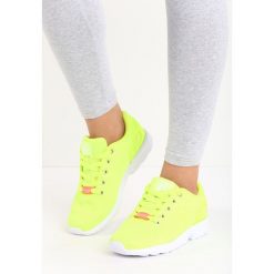 Żółte Buty Sportowe Kagill. Żółte buty sportowe damskie Born2be, z materiału. Za 59,99 zł.